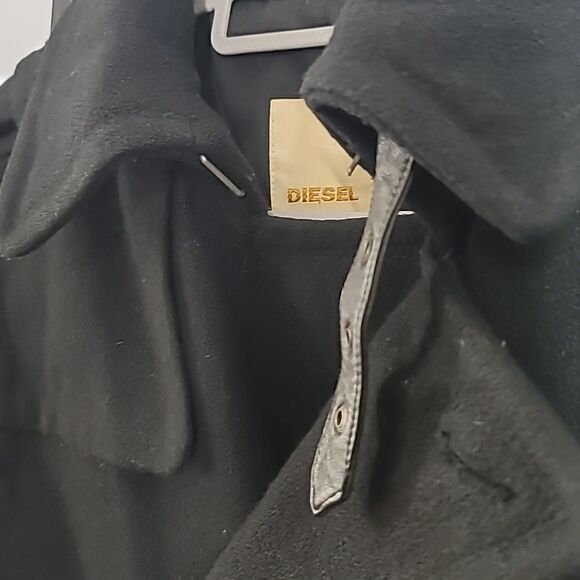 Diesel Double Breasted Wool  Pea Coat - Picture 4 of 9